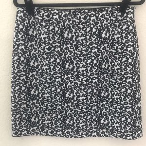 Express Leopard Mini Skirt